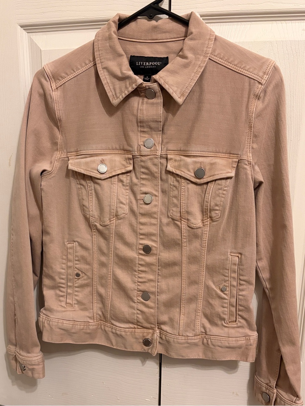 Liverpool Blush Pink Denim Jacket